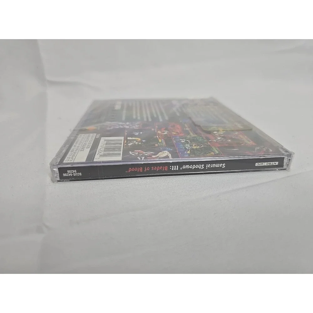 Samurai Shodown III:‎ Blades of Blood (PS1 PSX) NEW SEALED BLACK LABEL NM, RARE!